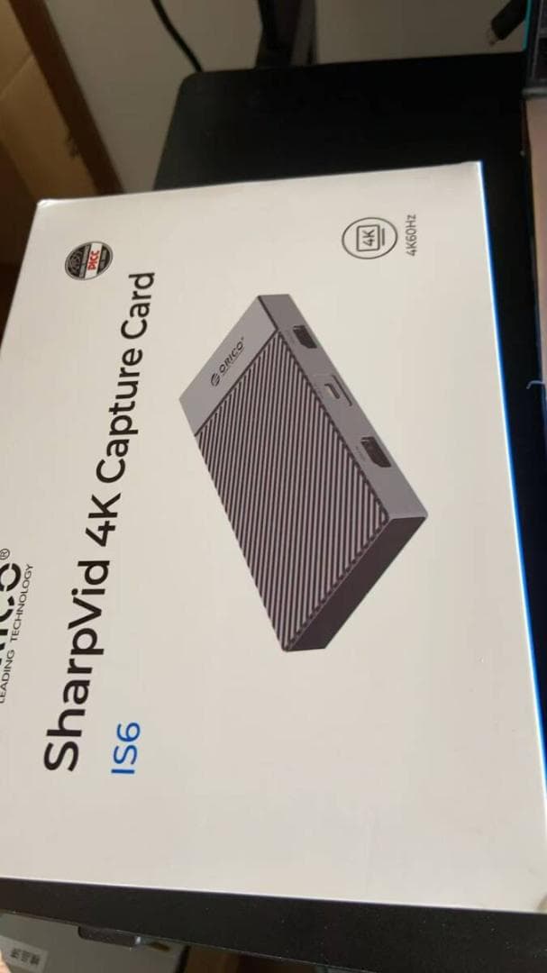 ORICO 4K@60Hz HDMI キャプチャーボード パススルー機能 HDR