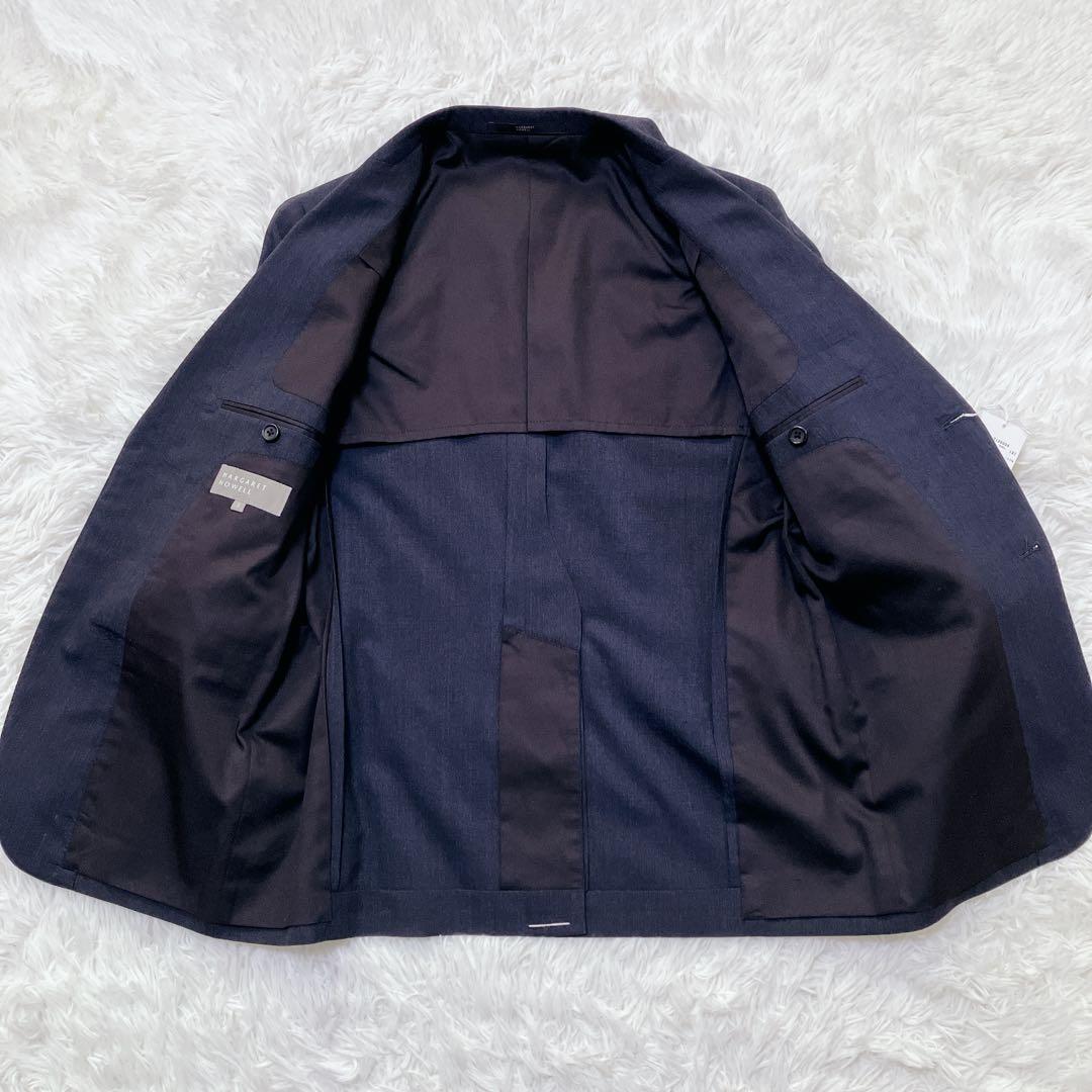 【タグ付　未使用】マーガレットハウエル ウールテーラードジャケット　ネイビー　S