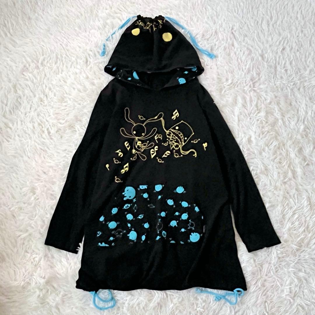 ✨希少デザイン✨PUTUMAYO♡フード付チュニック 長袖カットソー パーカー