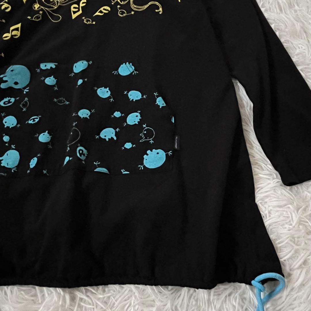 ✨希少デザイン✨PUTUMAYO♡フード付チュニック 長袖カットソー パーカー