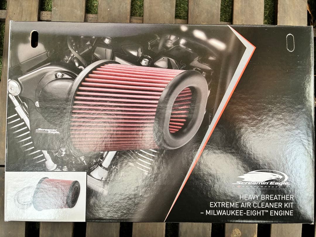 スクリーミンイーグル ヘビーブリーザー・エクストリーム・エアクリーナー　ブラック