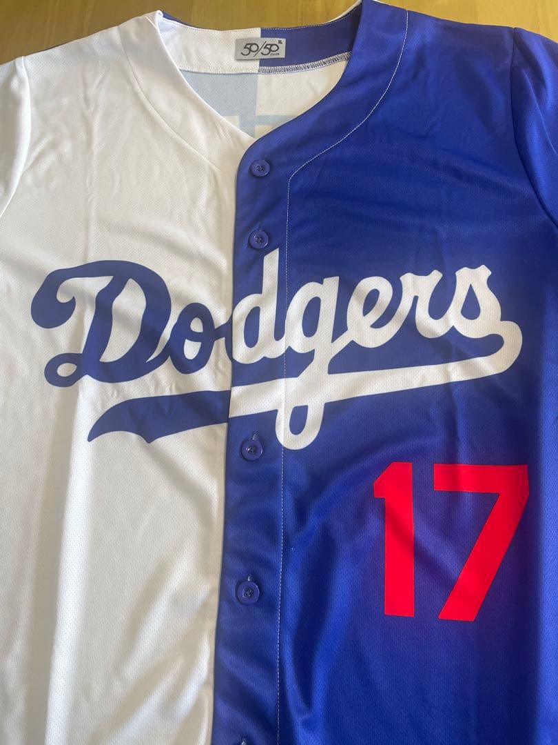 MLBドジャース 大谷翔平　 ミックスハーフサインプリント (非売品)&ボール