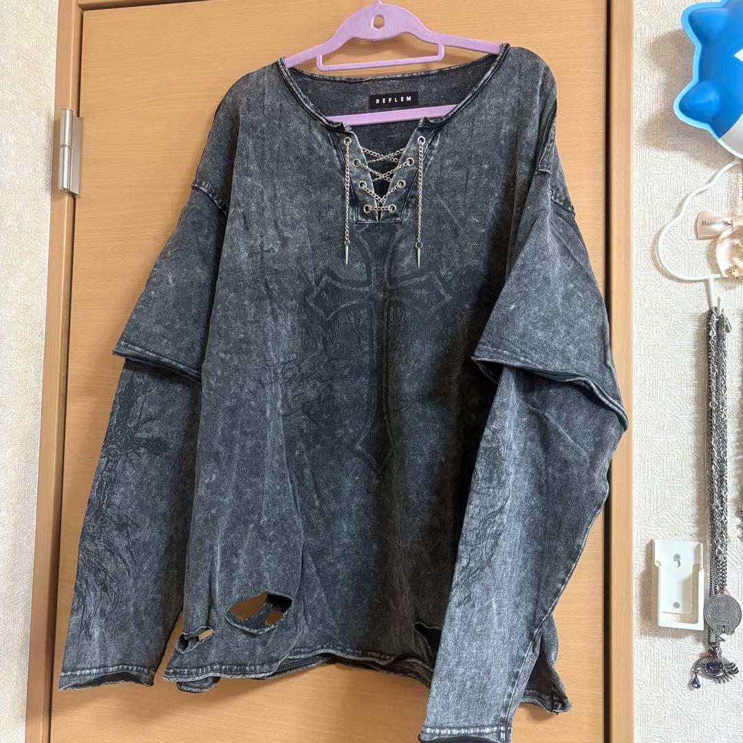 レフレム REFLEM グランジレイヤード ロンＴ ロングスリーブカットソー