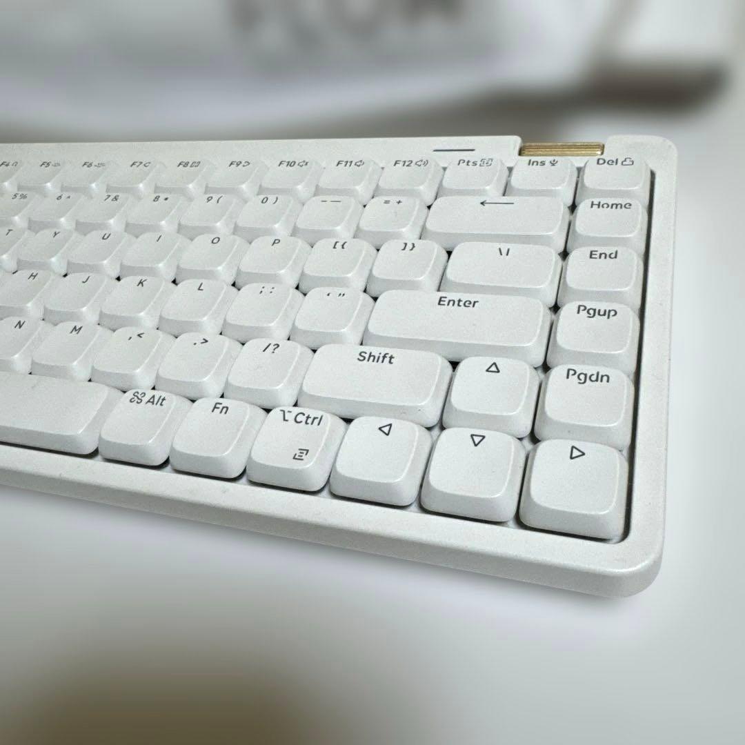 Lofree Flow Lite 84 ホワイト US配列 ロープロキーボード