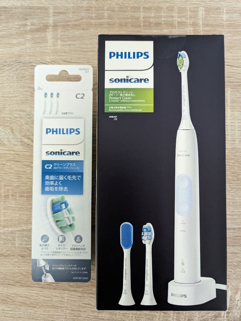フィリップス ソニッケアー 電動歯ブラシ 替えブラシ HX6421/12