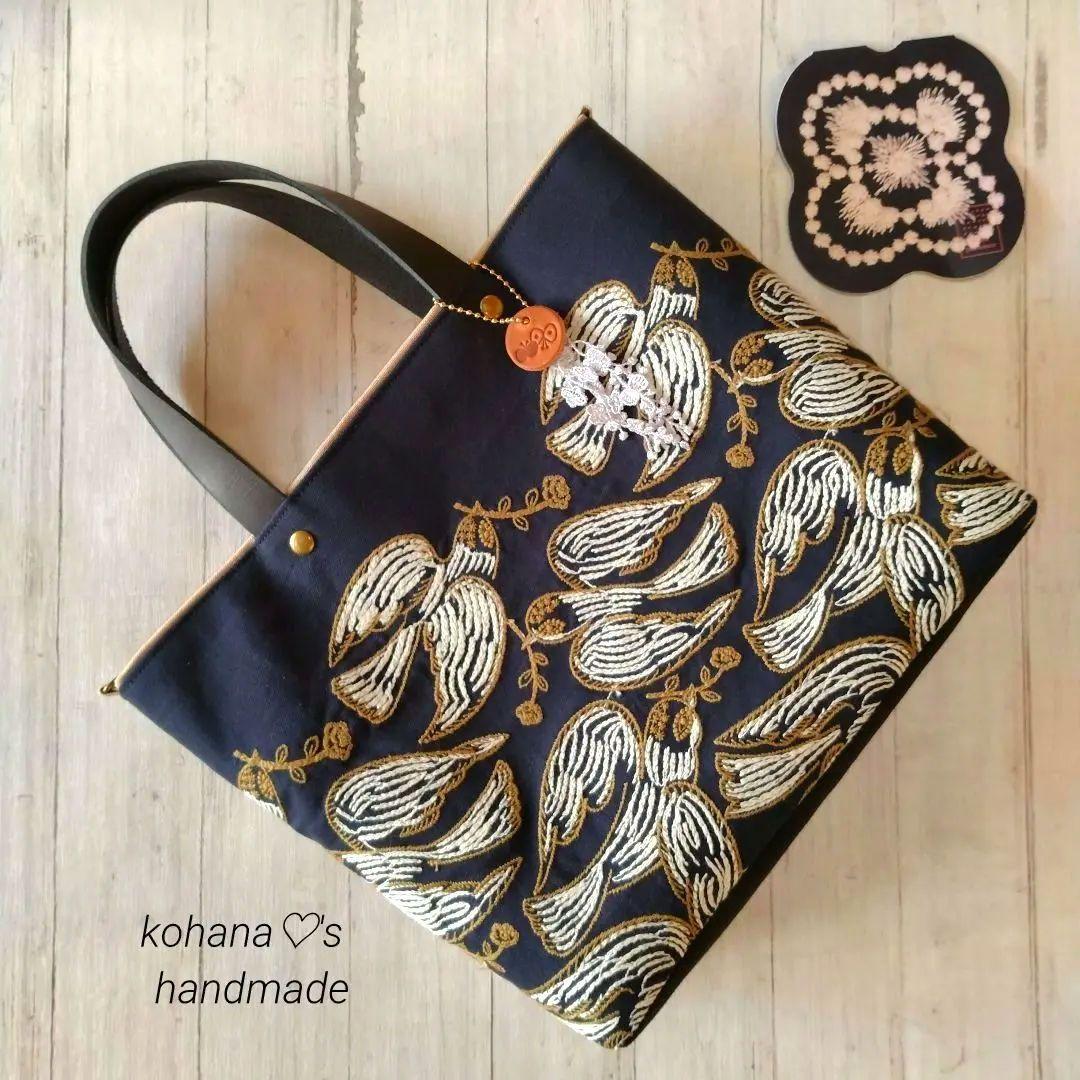 ハンドメイドஐ..2wayトート∂бミナペルホネン⚮̈