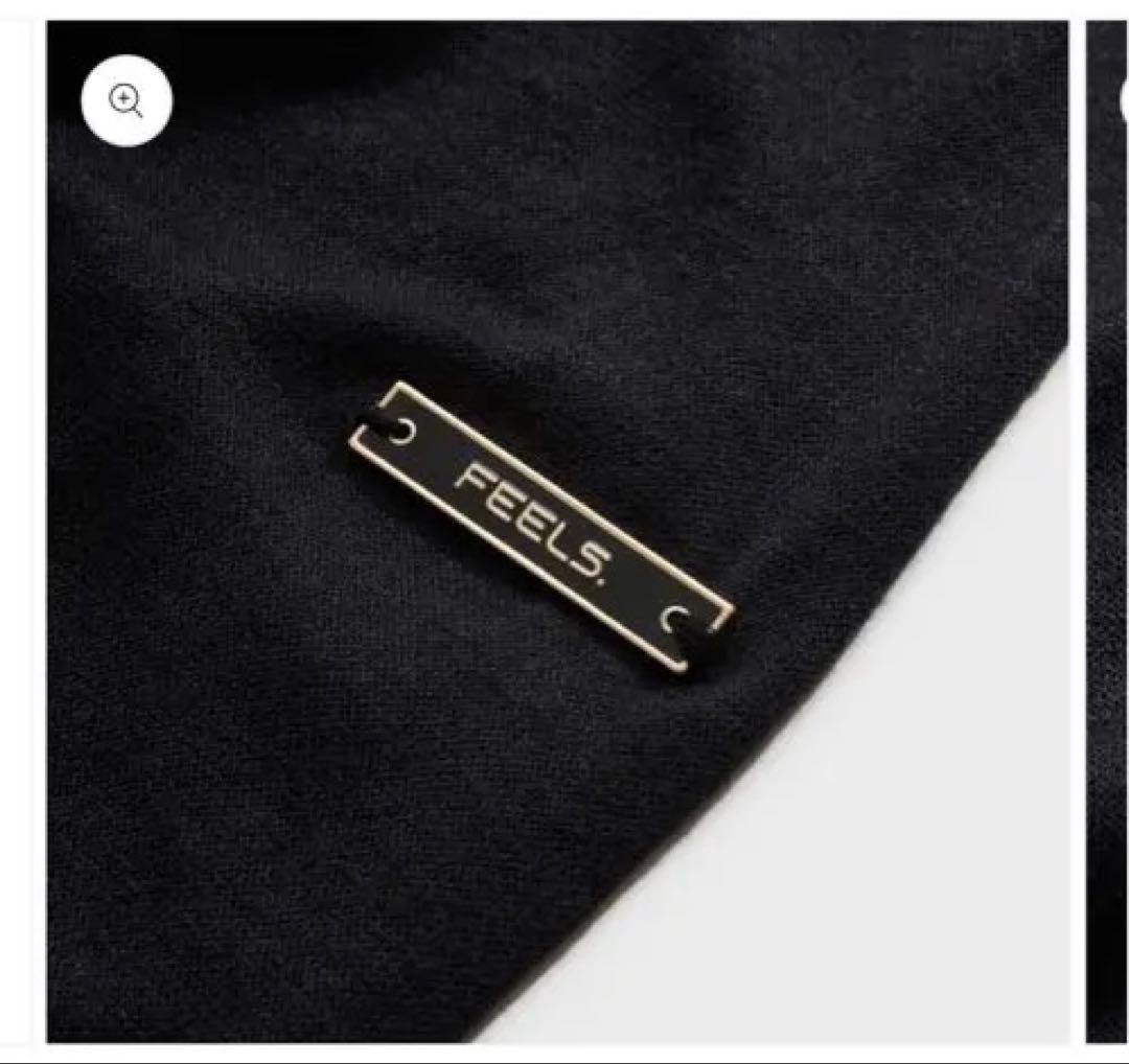 FEELS レーヨンニット ブラック