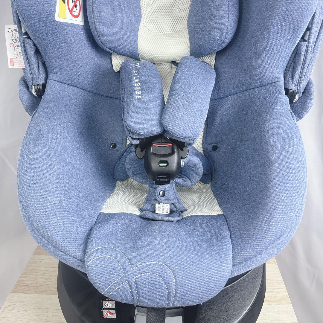 美品 送料無料 エールベベ クルット5i プレミアム ISOFIX 360°