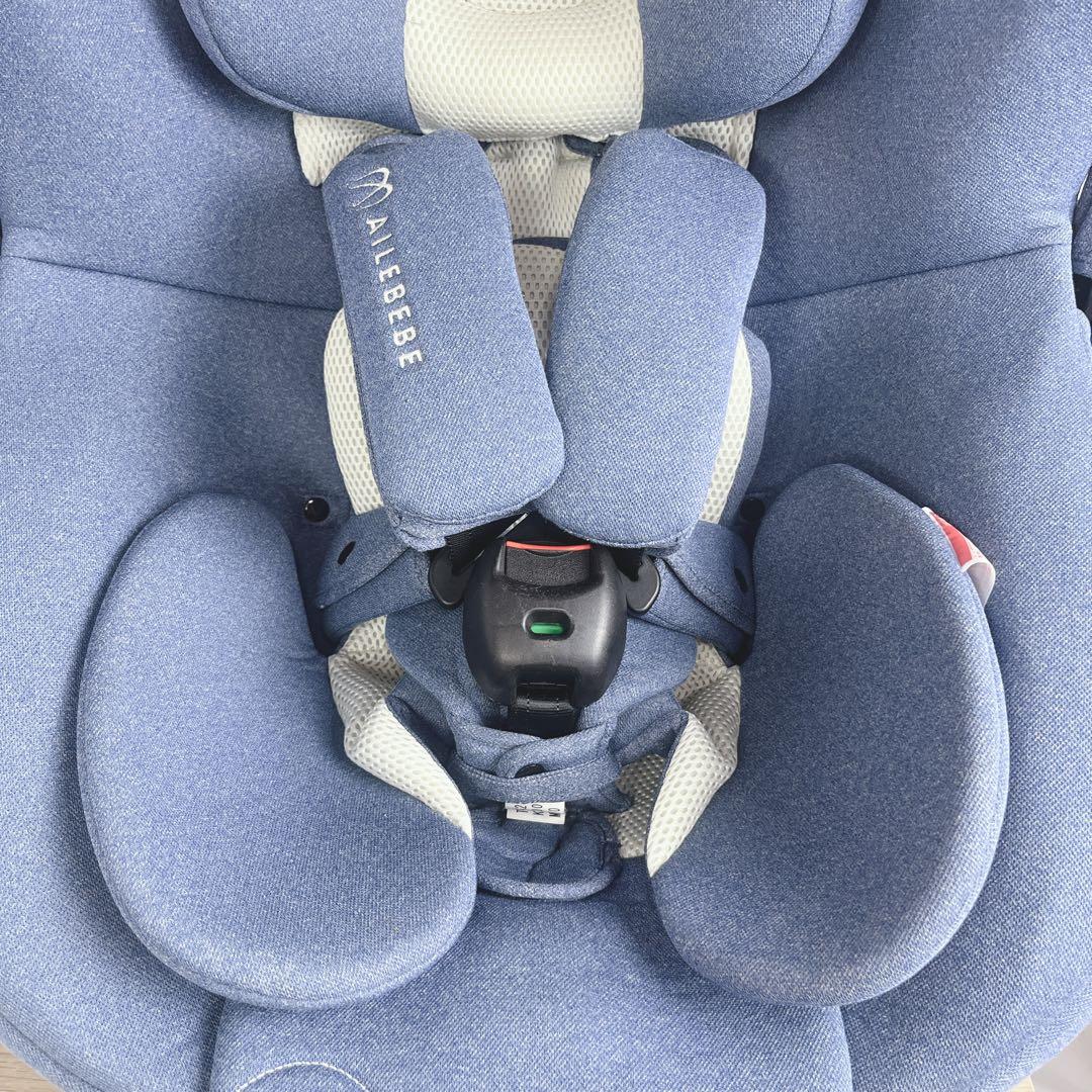 美品 送料無料 エールベベ クルット5i プレミアム ISOFIX 360°