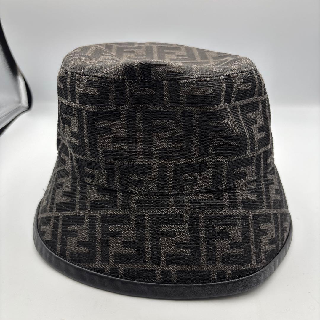 FENDI FFロゴ バケットハット Sサイズ