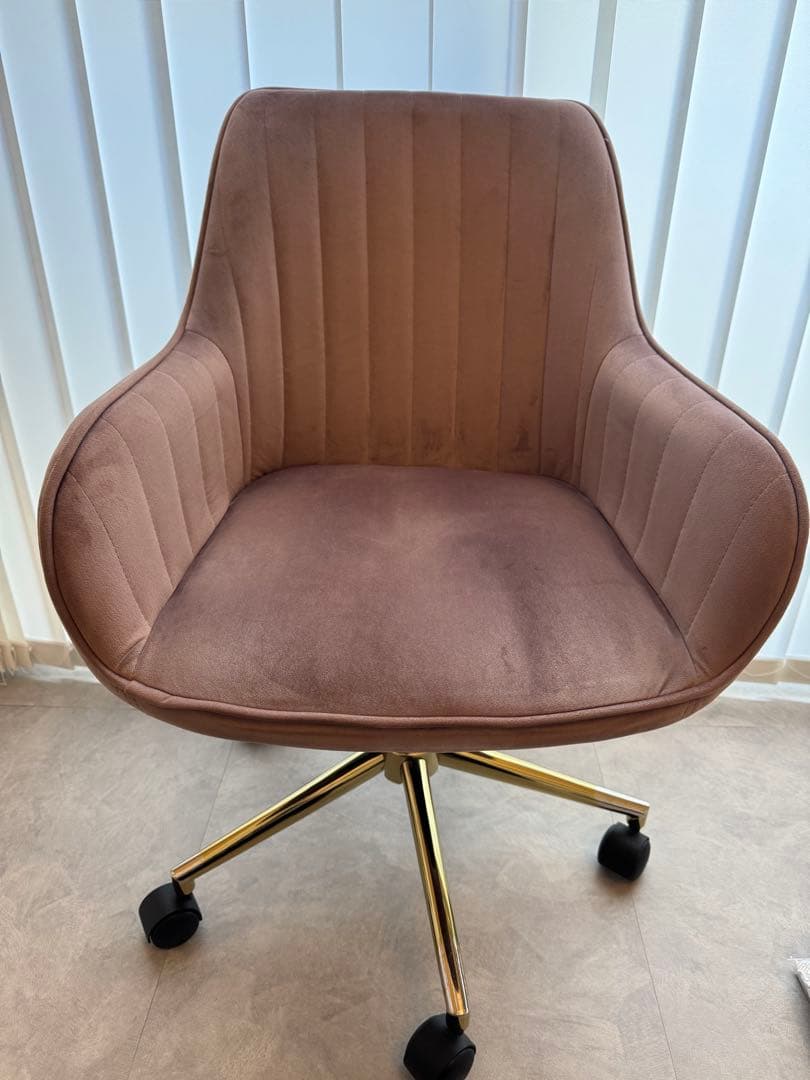 週末価格 フランフラン　エルドラド デスクチェア ハイバック ピンク　美品