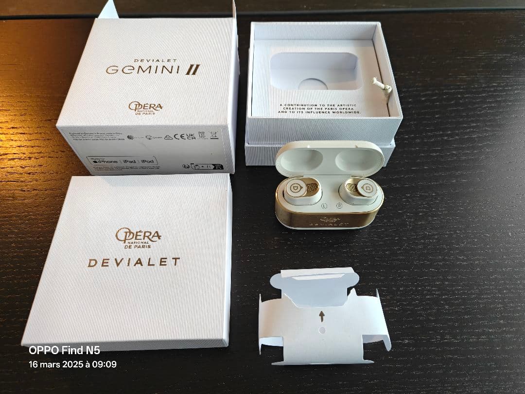 Devialet Gemini II ワイヤレスイヤフォン オペラ版