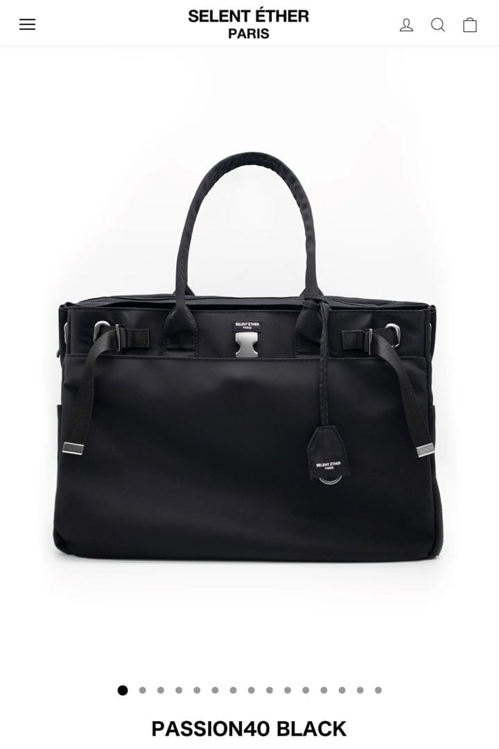バッグ SELENT ETHER-Paris- PASSION40 BLACK