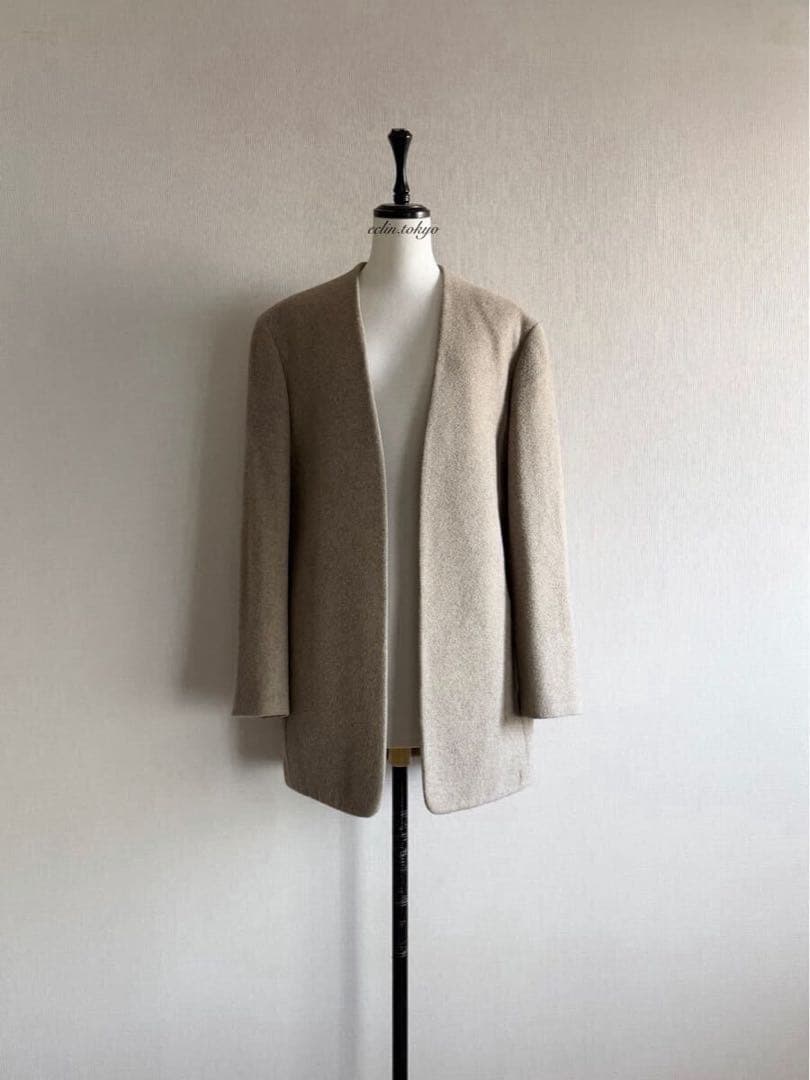 HERMES マルジェラ期《アルパカ100%》ヴァルーズ ジャケット E4788