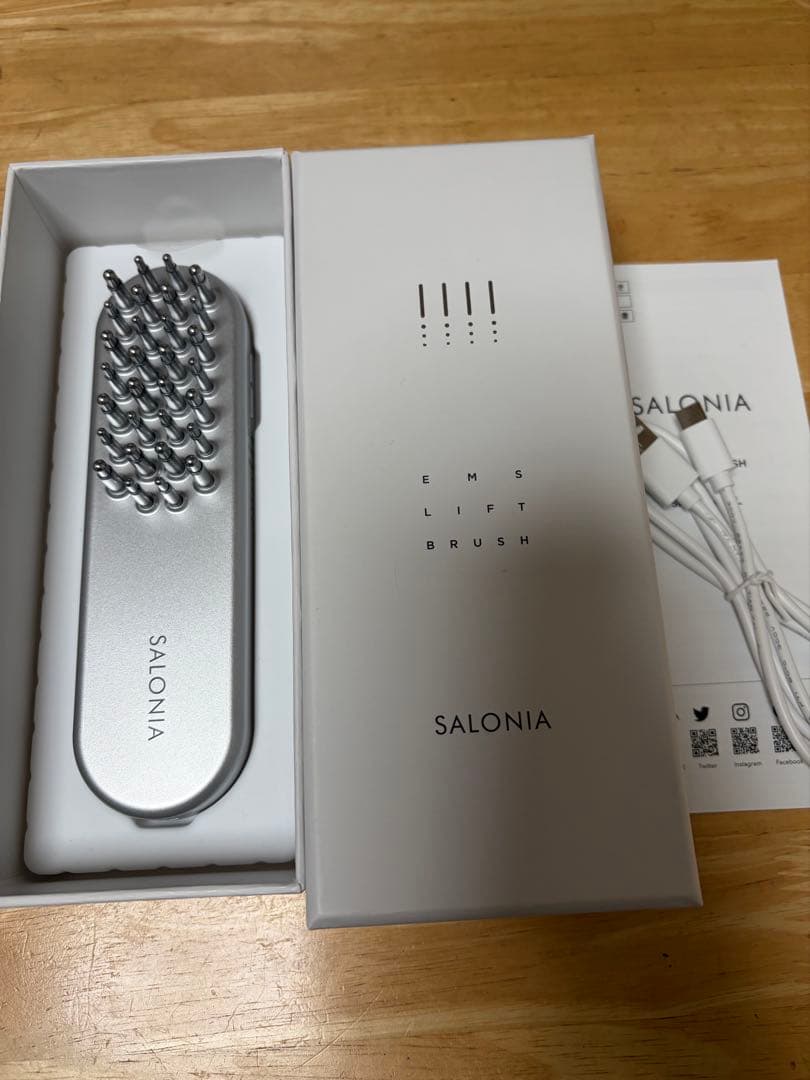 ボディ・フェイスケア SALONIA EMS LIFT BRUSH