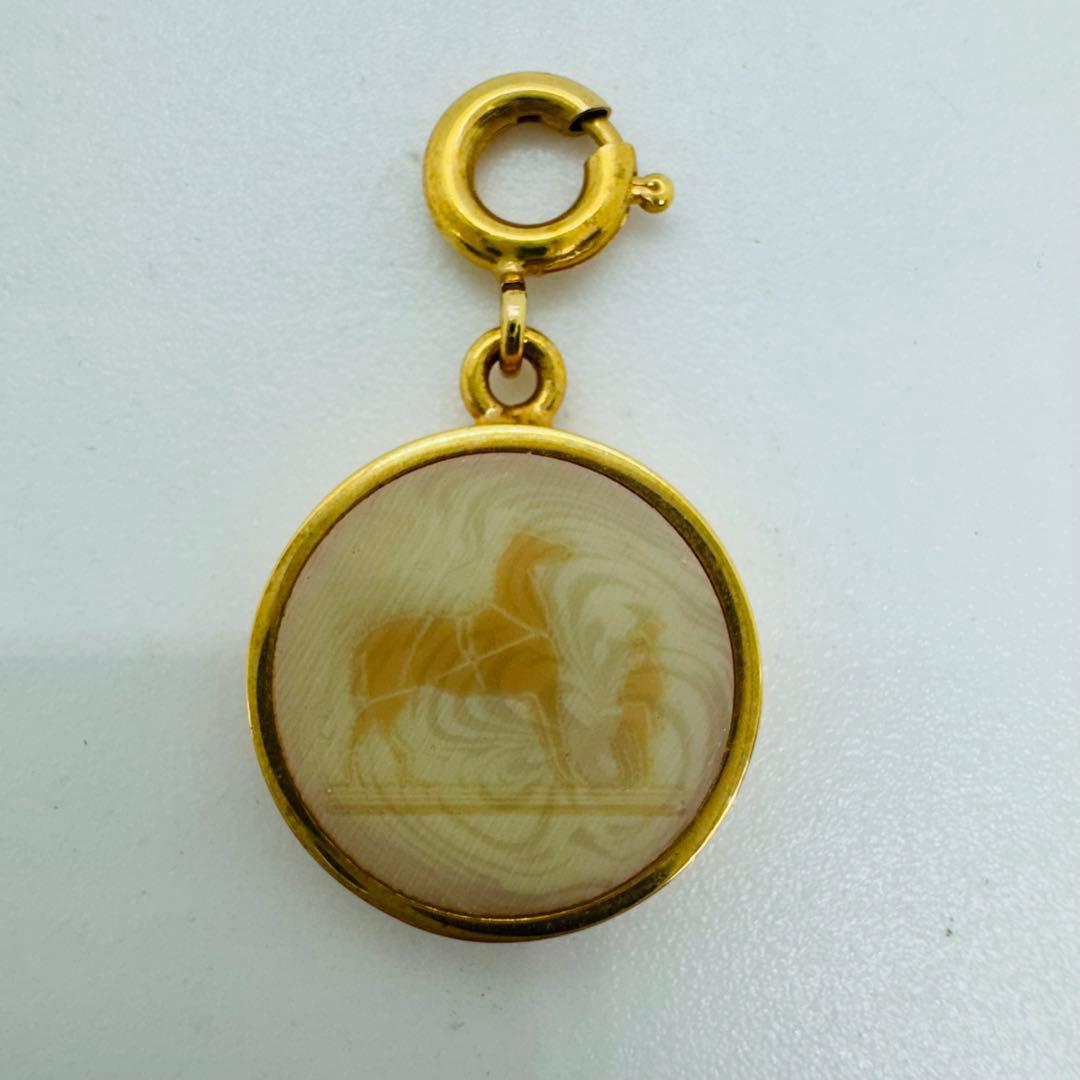 ✨HERMES✨エルメス✨コロゾ✨ゴールド✨ヴィンテージ✨ペンダントトップ✨