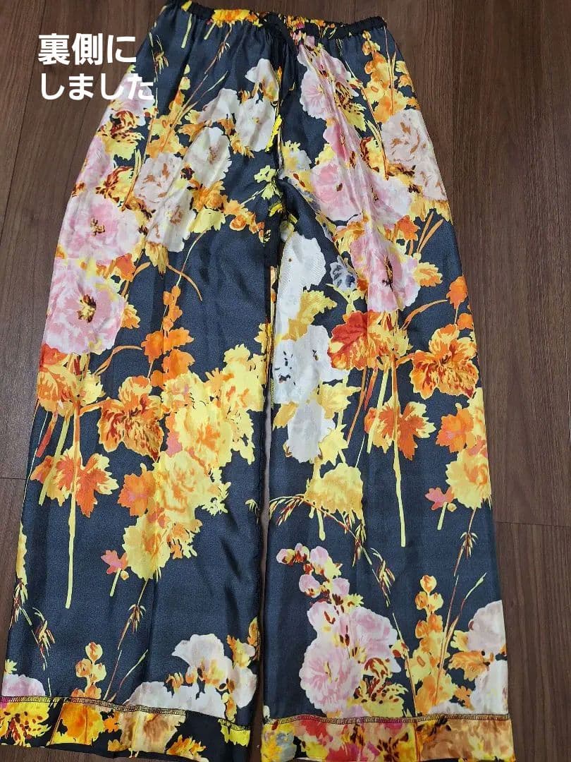 【DRESS VAN NOTEN】ドリスヴァンノッテン フラワープリントパンツ