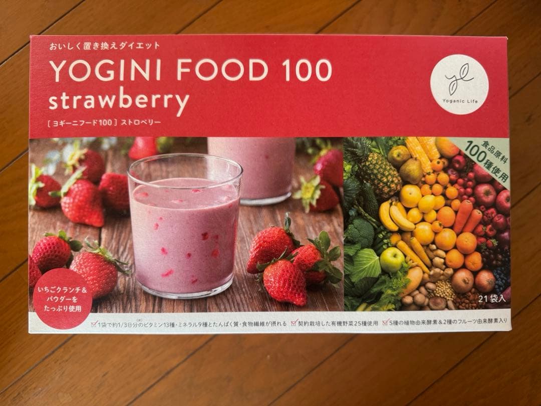 YOGINI FOOD 100 strawberry 20包入り