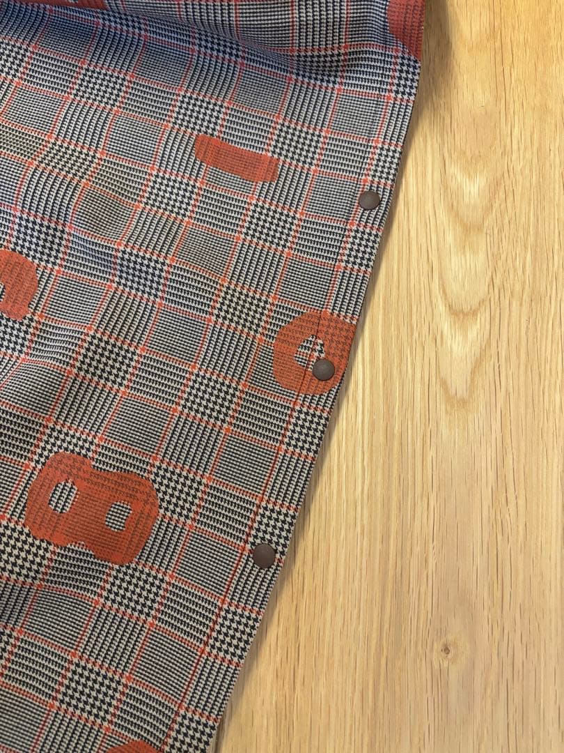 新品タグ付き　裏起毛チェック BIKEワンピース／SO-SU-U Lサイズ