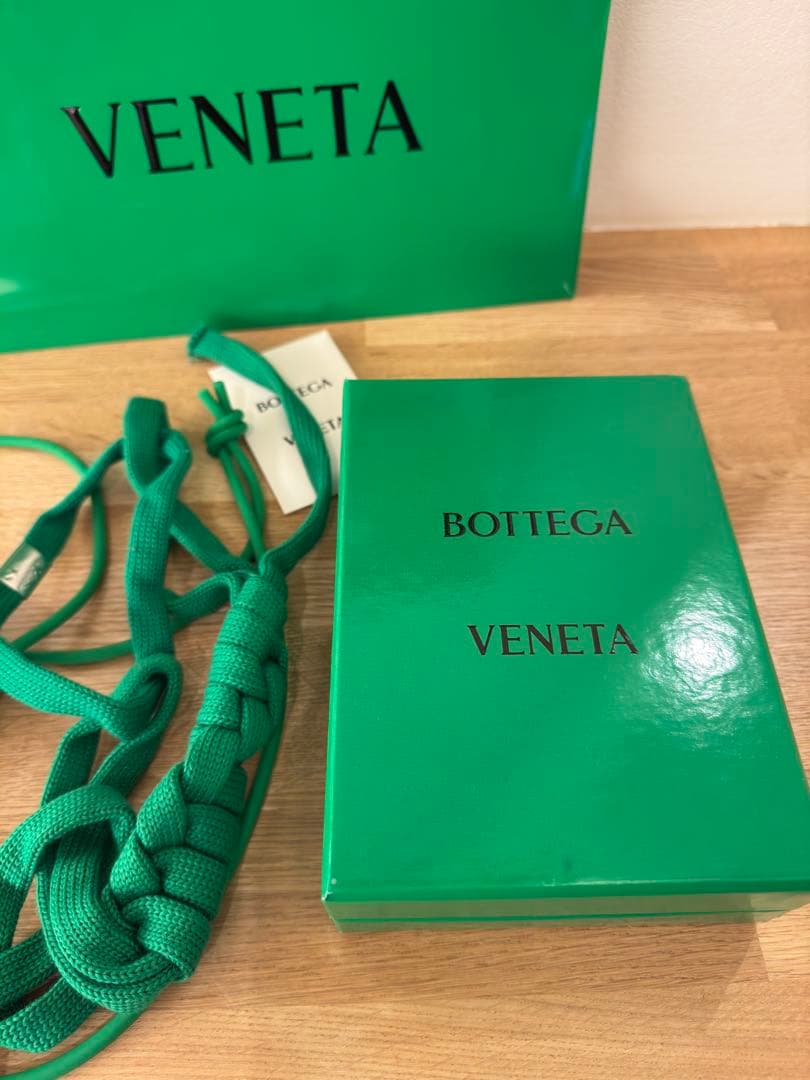 ほぼ新品極美品　ボッテガヴェネタ　Airpods Pro ケース パラキート 緑