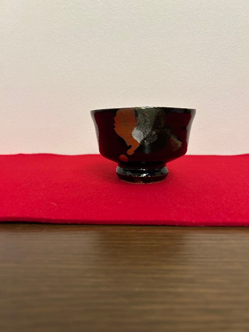 河井寛次郎作　三色椀