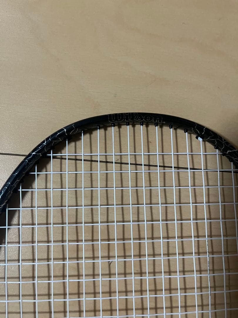 Wilson バドミントンラケット ベルテックス9000ブラック/ホワイト