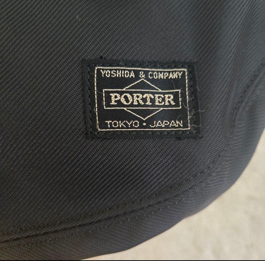 PORTER　ラウンドショルダーバッグ ハーフムーン　三日月　ブラック