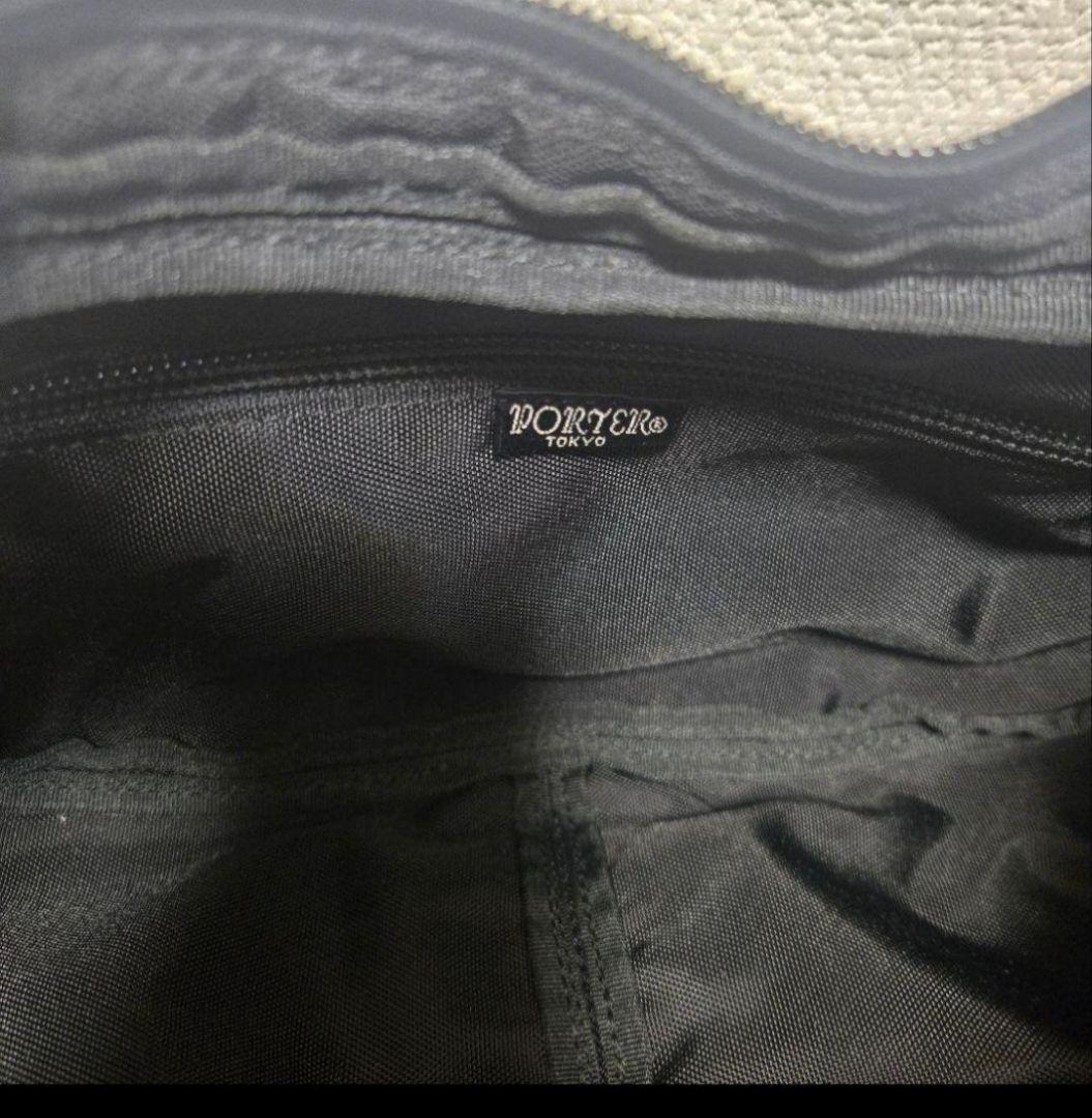 PORTER　ラウンドショルダーバッグ ハーフムーン　三日月　ブラック