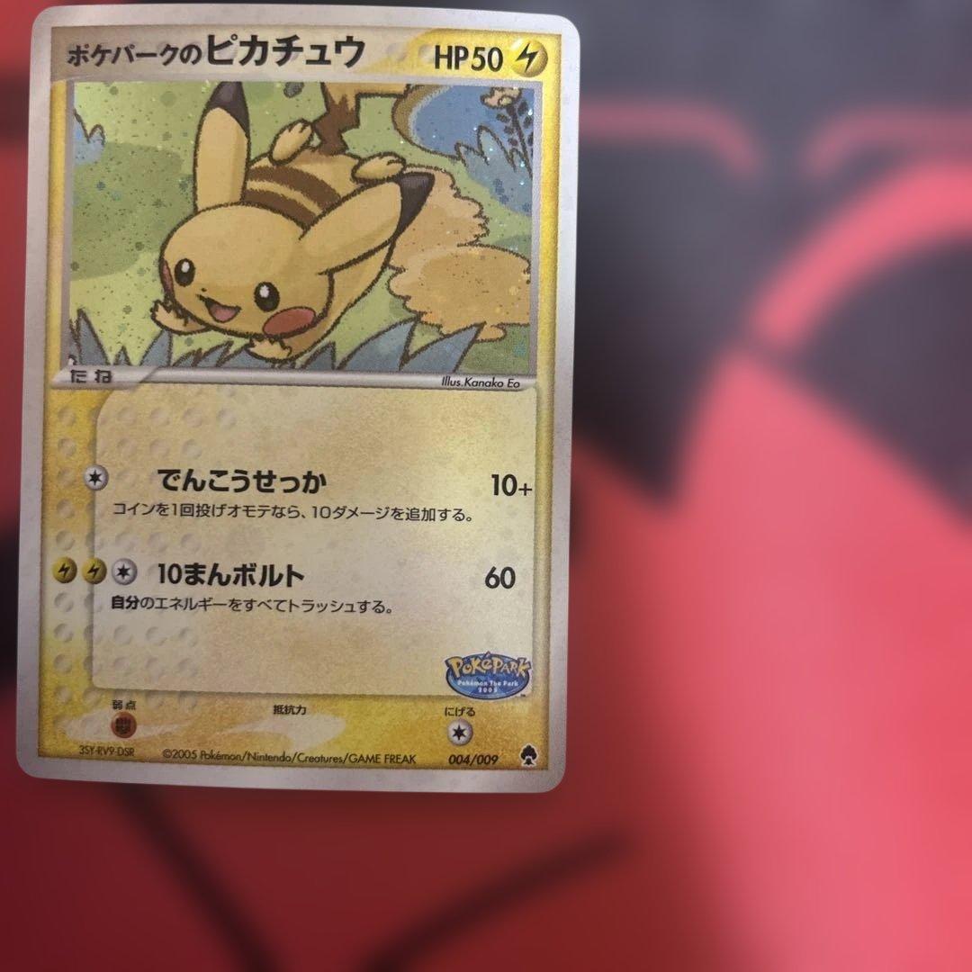 ポケパークのピカチュウ　004/009