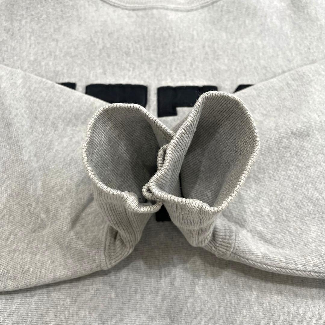 【ブラックワッペン！】チャンピオン　リバースウィーブ　スウェット　トレーナー　黒