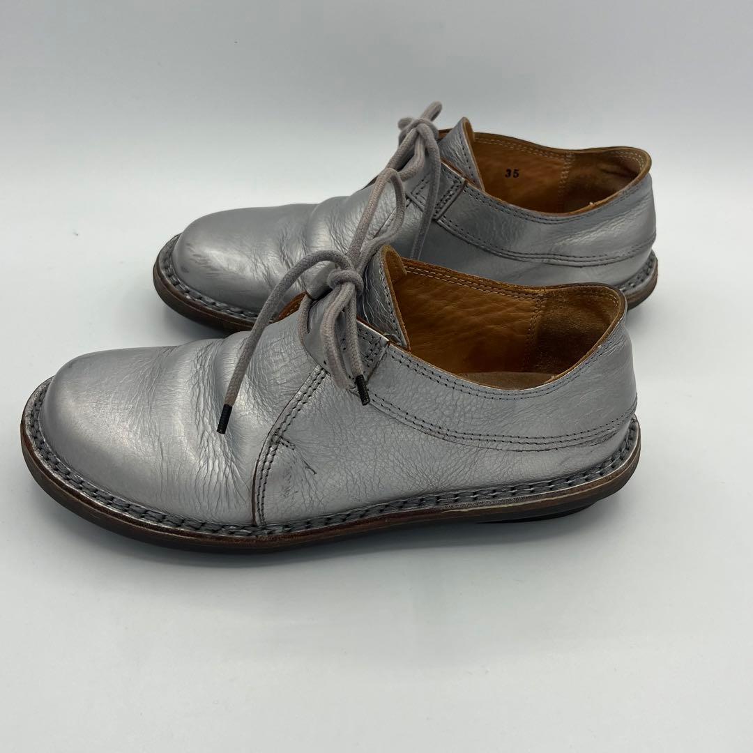 trippen トリッペン　フラットシューズ　シルバー　銀　　35