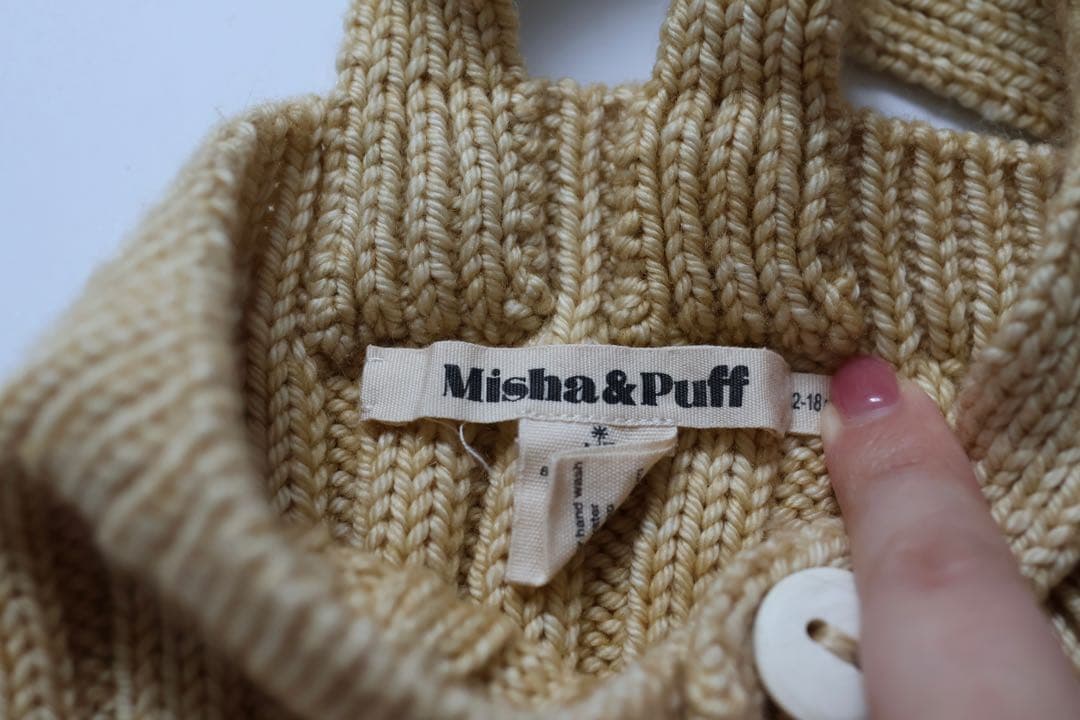 K*o様 misha&puff◎Layette Rib Longies 12-1