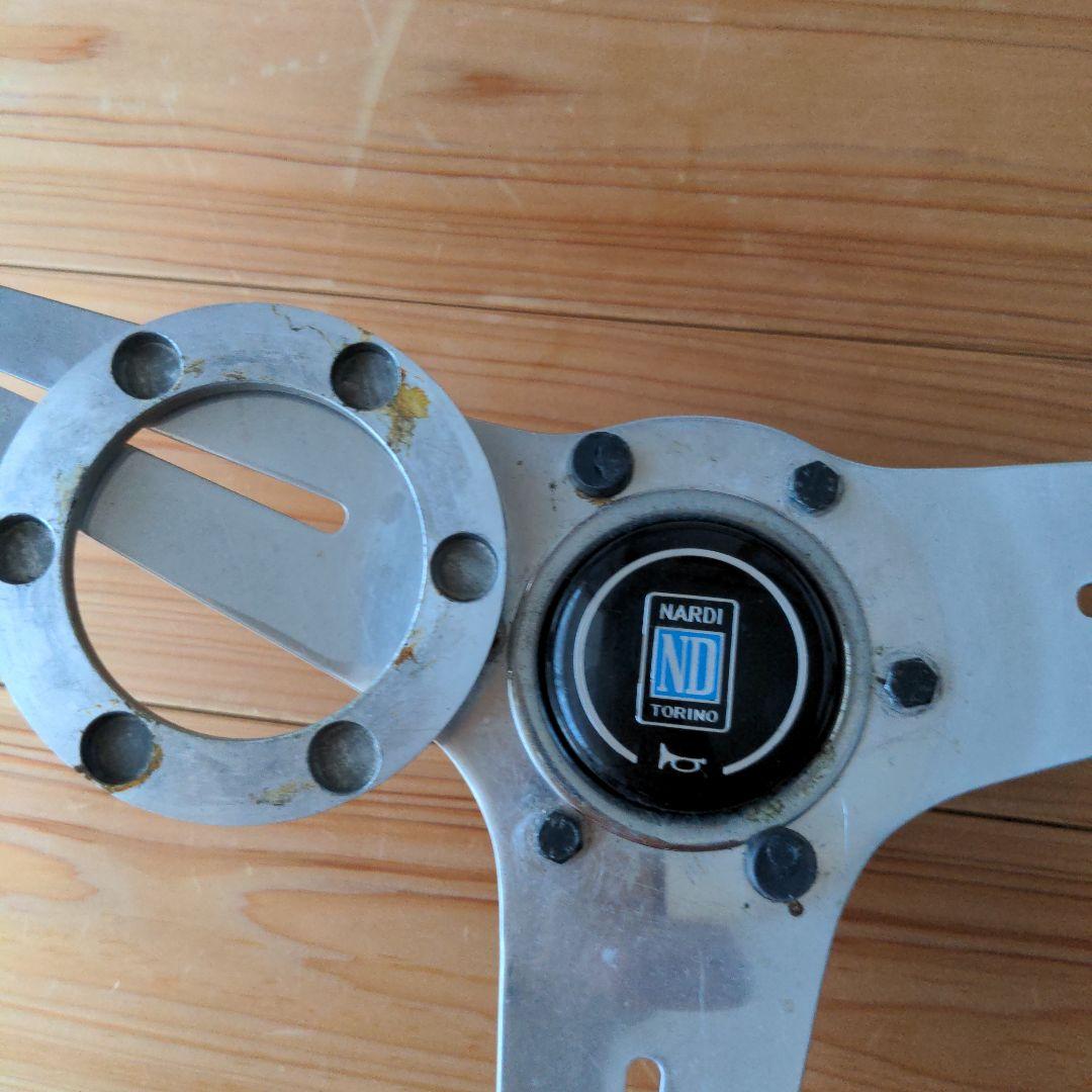 Nardi ステアリング 3本スポーク ブラウン