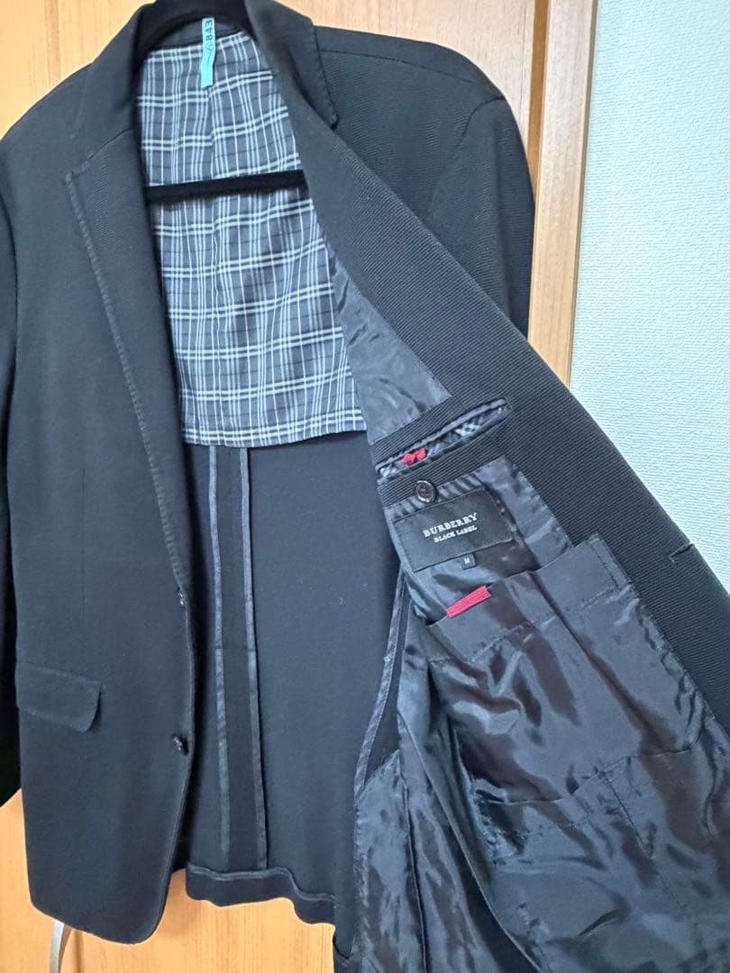 セットバーバリー　ブラックレーベル ジャケット ブラック＆ローファーのセット