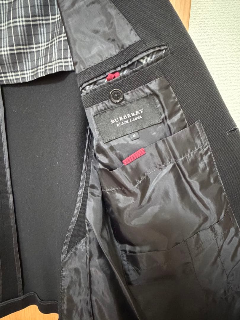 セットバーバリー　ブラックレーベル ジャケット ブラック＆ローファーのセット