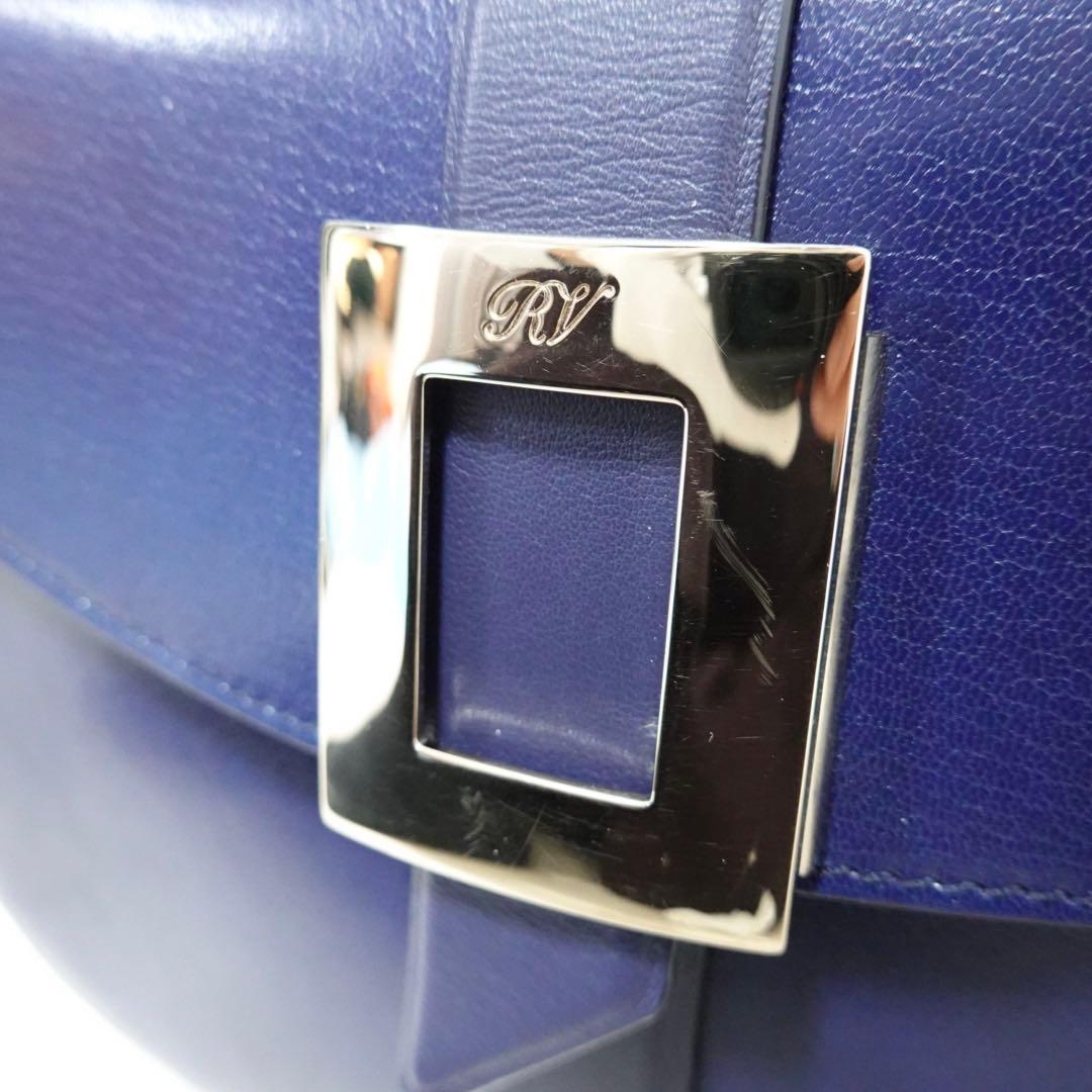 ロジェヴィヴィエ ボーヴィヴィエ　ハンドバッグ　ショルダーバッグ　紺　2way