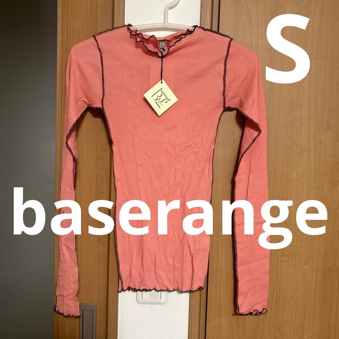 baserange ベースレンジ　サーモンピンク　トップス