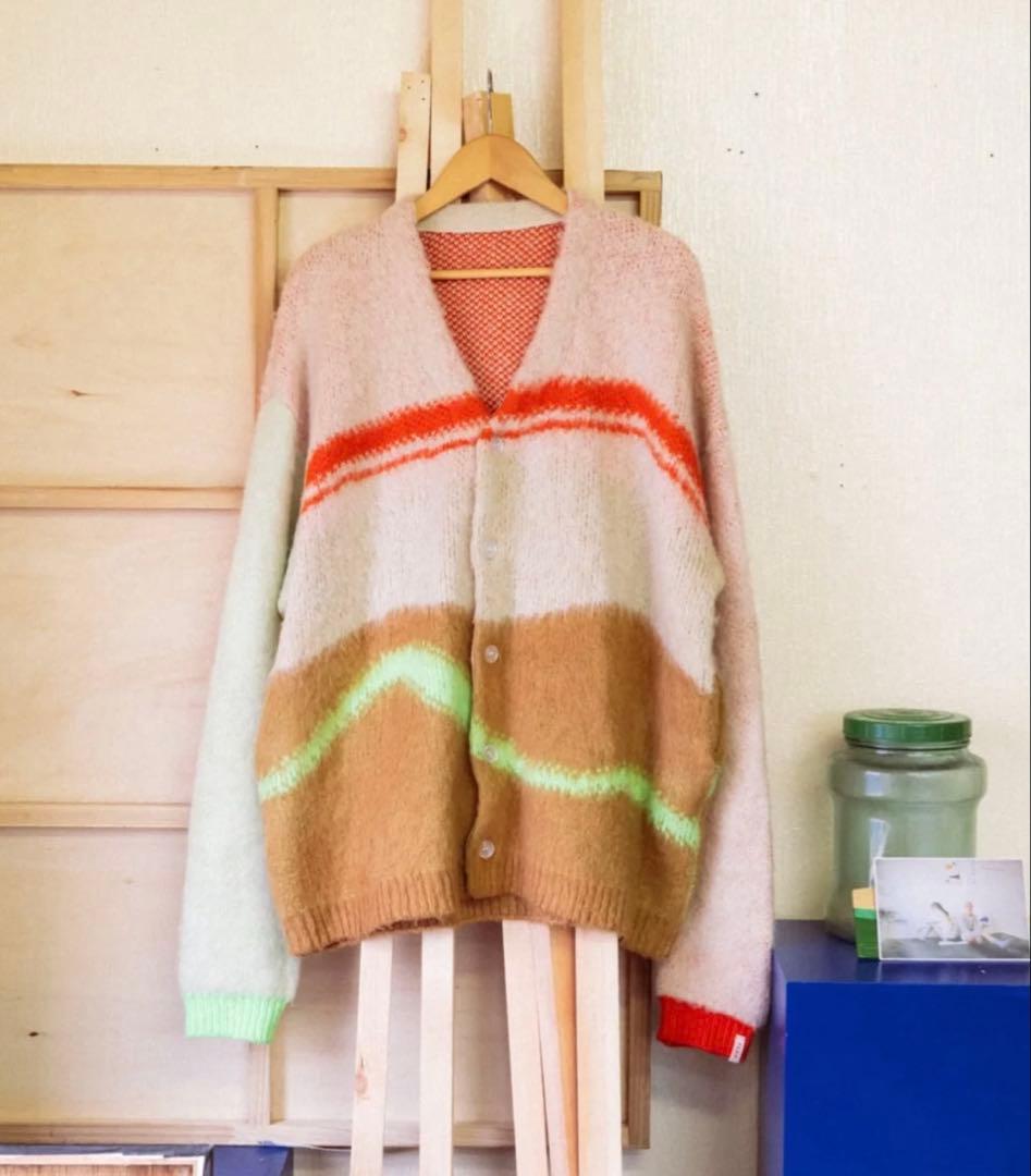 【新品タグ付き】pamm 気狂いのニットカーディガン 不幸なベージュ