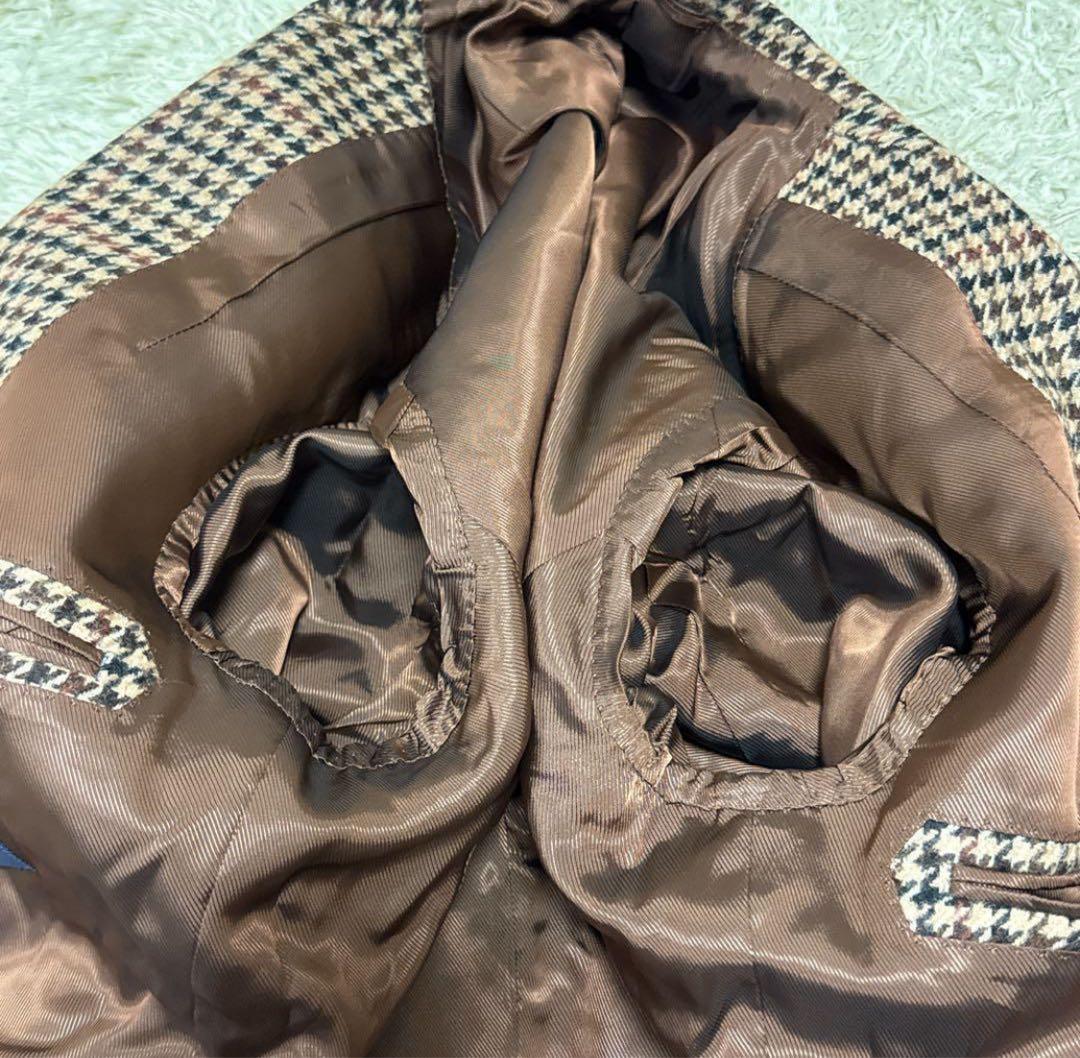 BEAMS f ビームスエフ 千鳥格子 テーラードジャケット