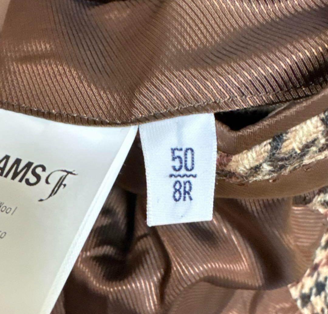 BEAMS f ビームスエフ 千鳥格子 テーラードジャケット