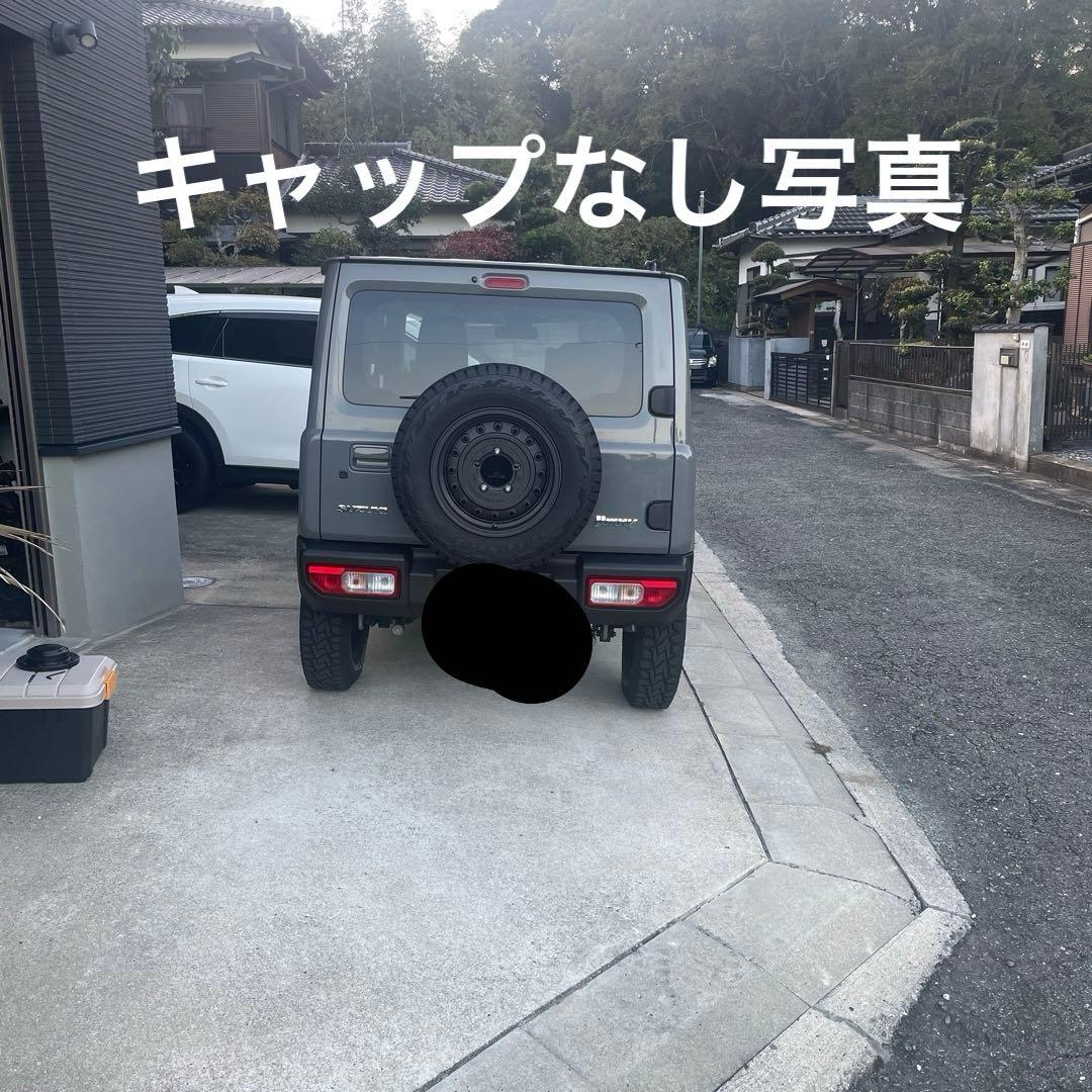 【ヨン】ジムニー　JB64ホイール　ホワイトレタータイヤ　スペヤタイヤブ