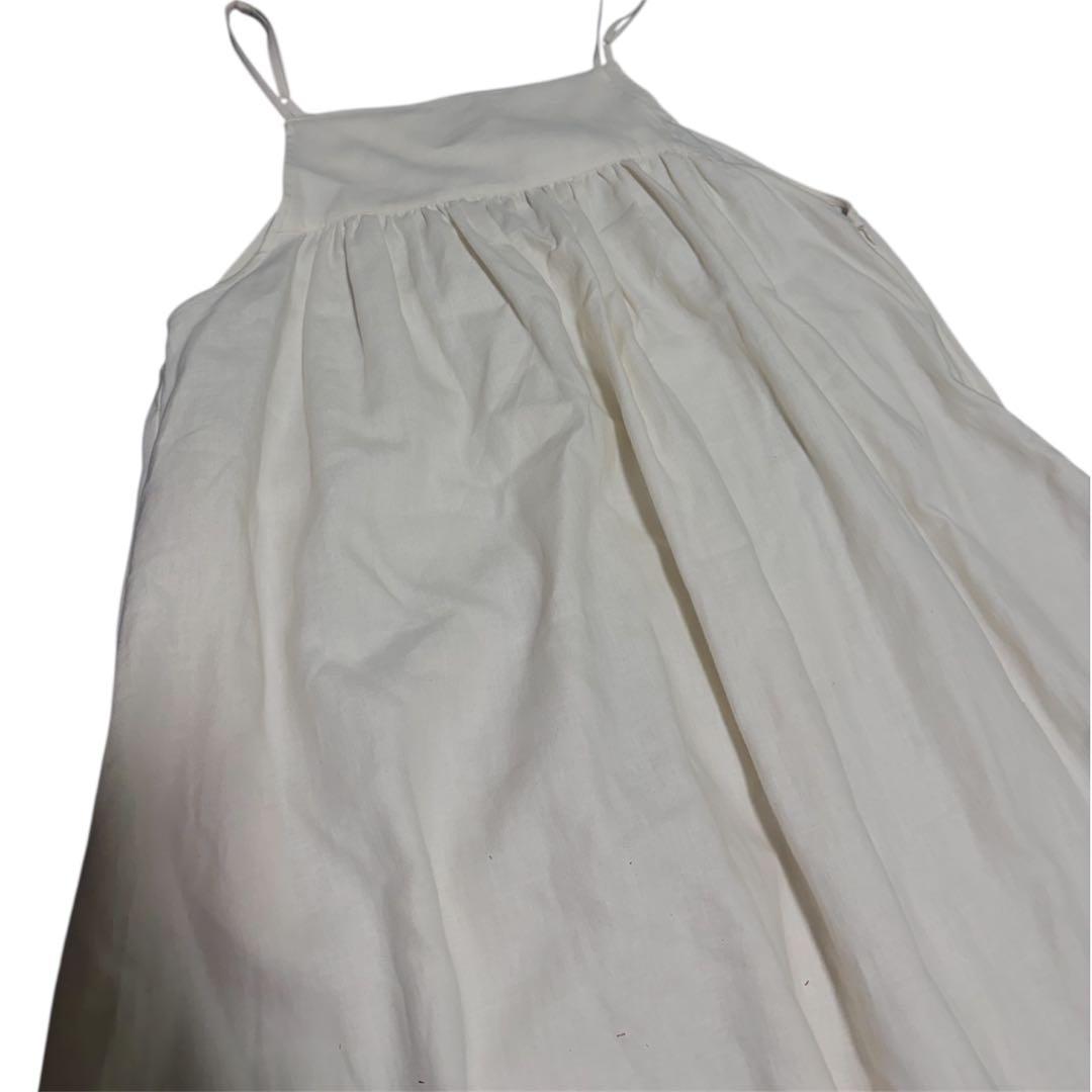 KUBOSANMADE　リネン　キャミソールワンピース　クボサンメイド