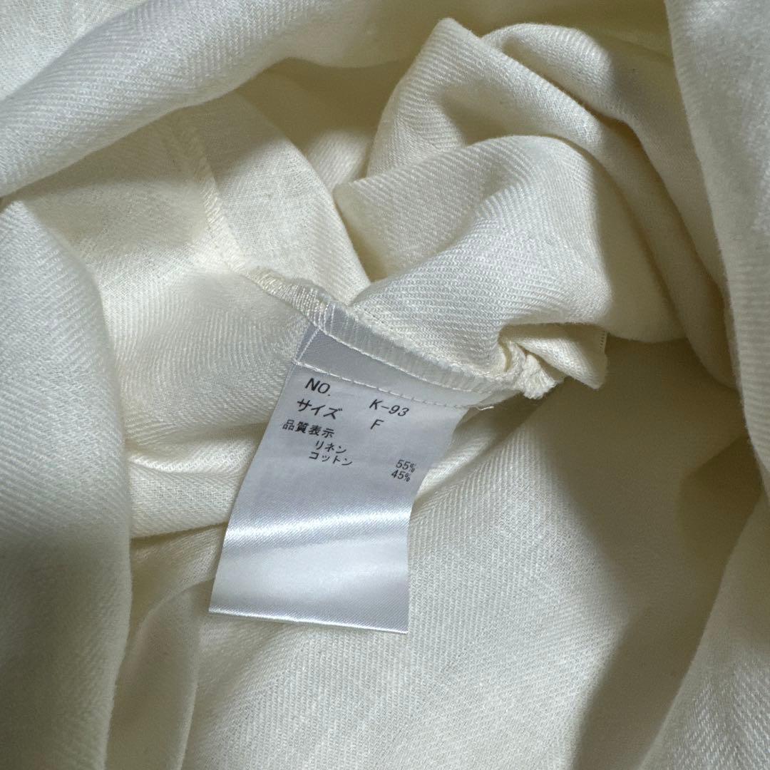 KUBOSANMADE　リネン　キャミソールワンピース　クボサンメイド