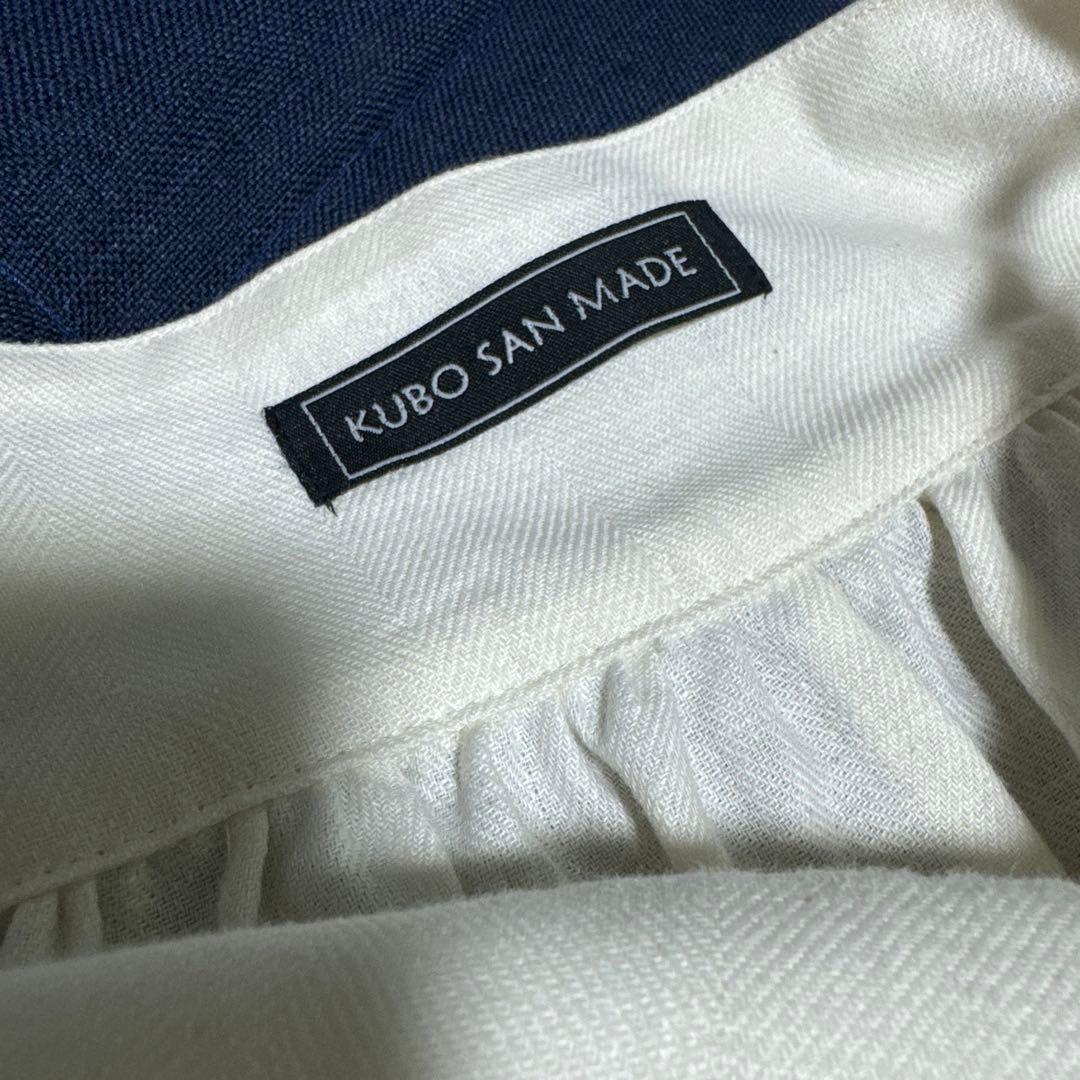 KUBOSANMADE　リネン　キャミソールワンピース　クボサンメイド