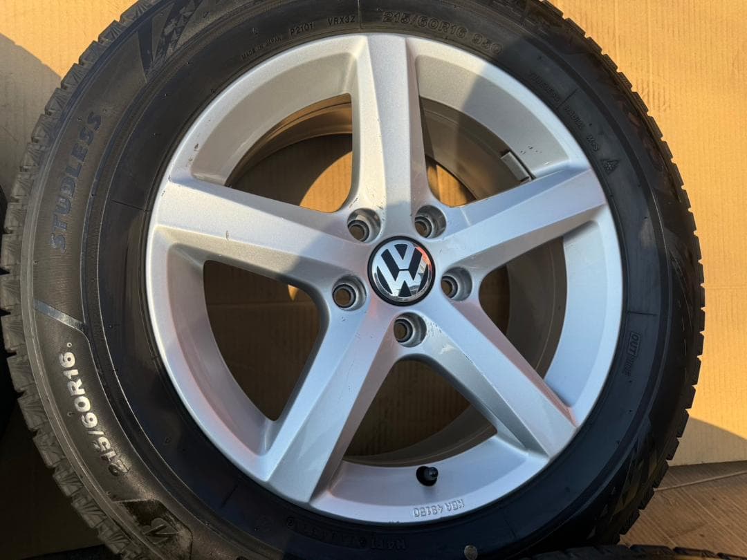 VW フォルクスワーゲン シャラン 純正 スタッドレスセット 215/60R16