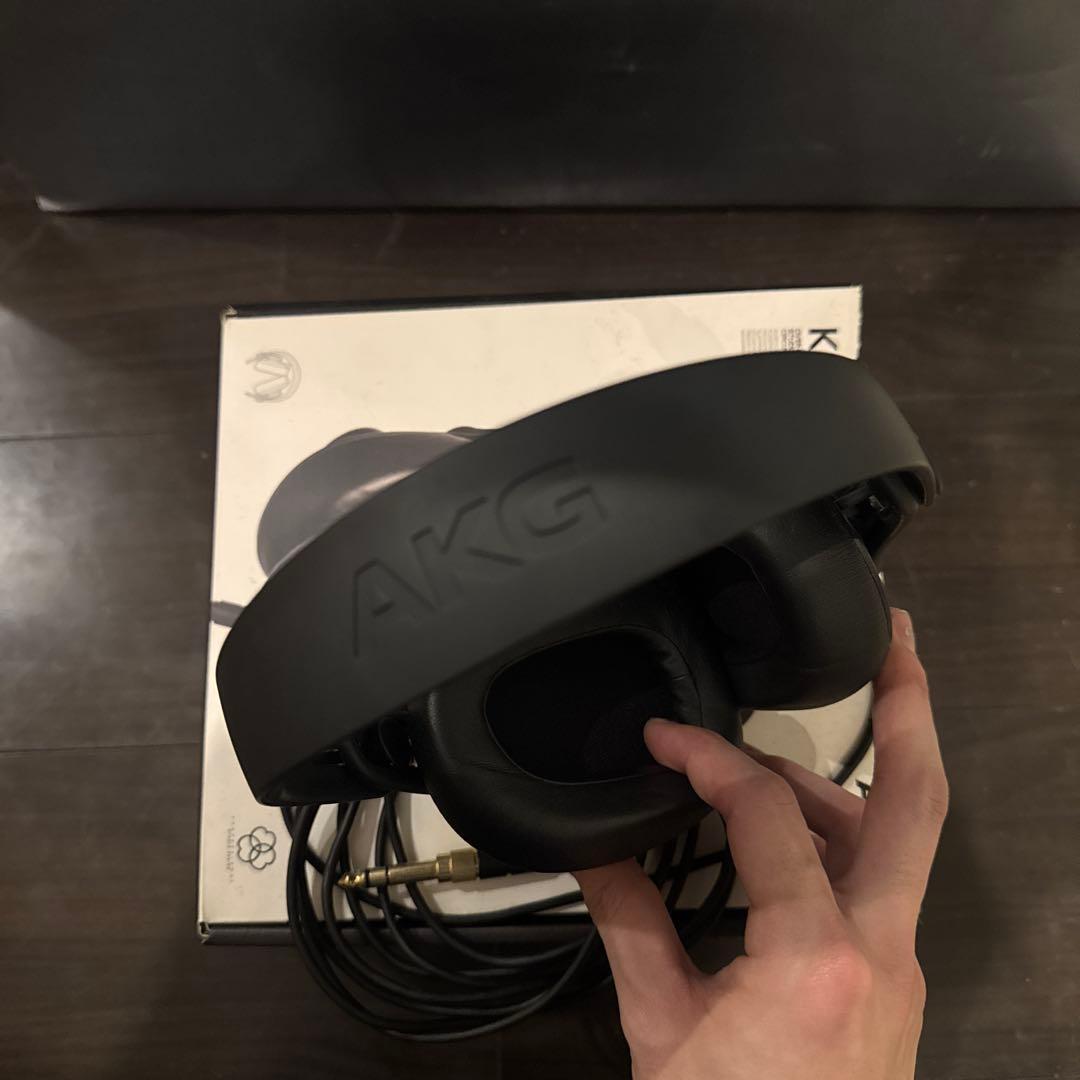 【美品】AKG K361 ブラック 有線ヘッドホン 元箱付き
