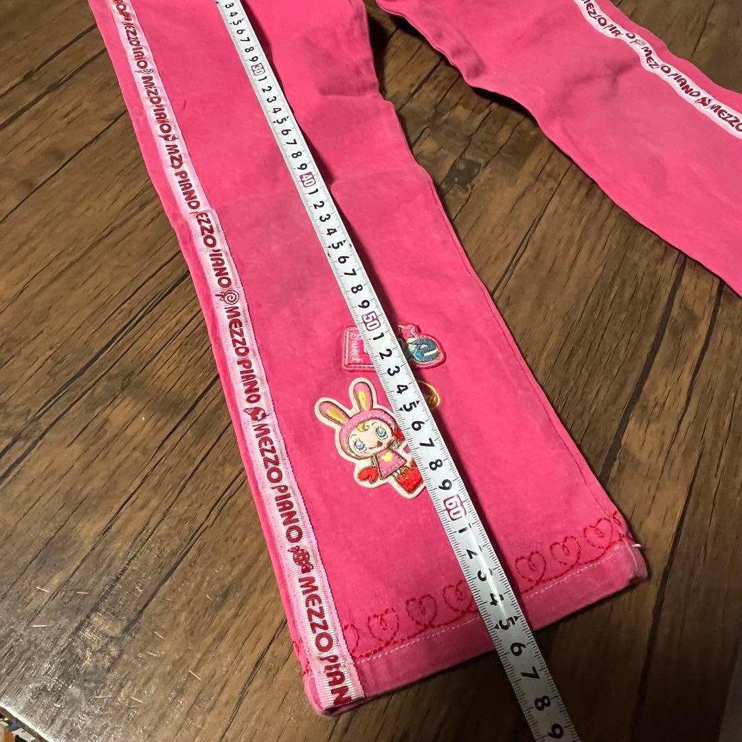 メゾピアノ　130（120.135） スカート、長T、ズボンセット　ベリーちゃん