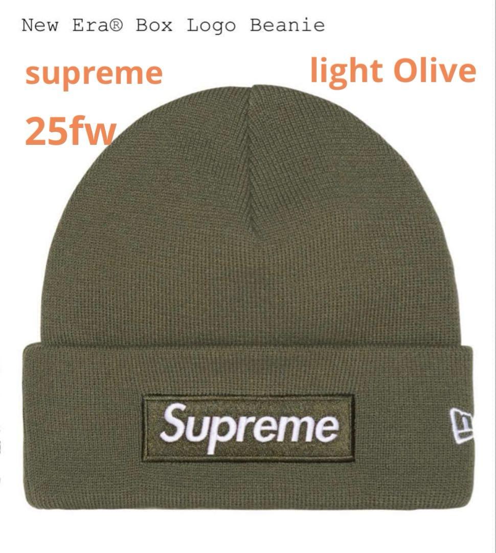 帽子 Supreme New Era Box Logo Beanie Olive