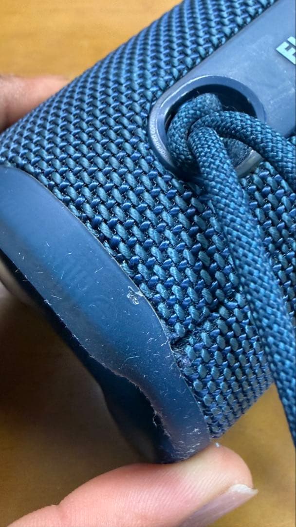 JBL FLiP6 ブルー 横置きのゴムなし