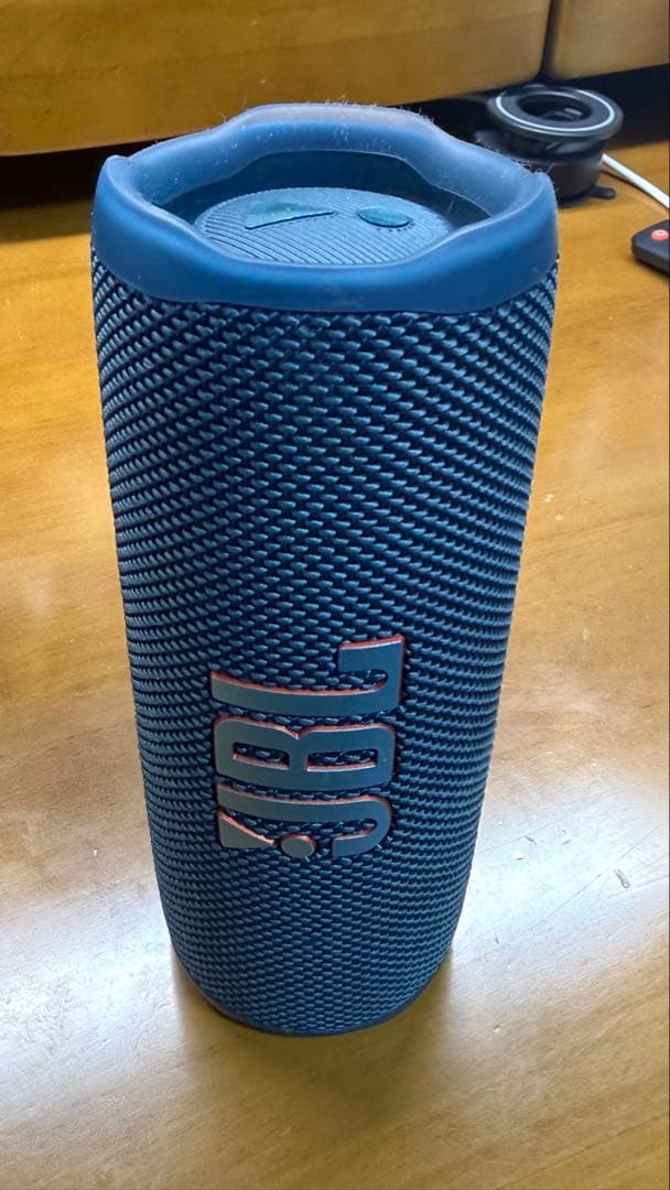 JBL FLiP6 ブルー 横置きのゴムなし